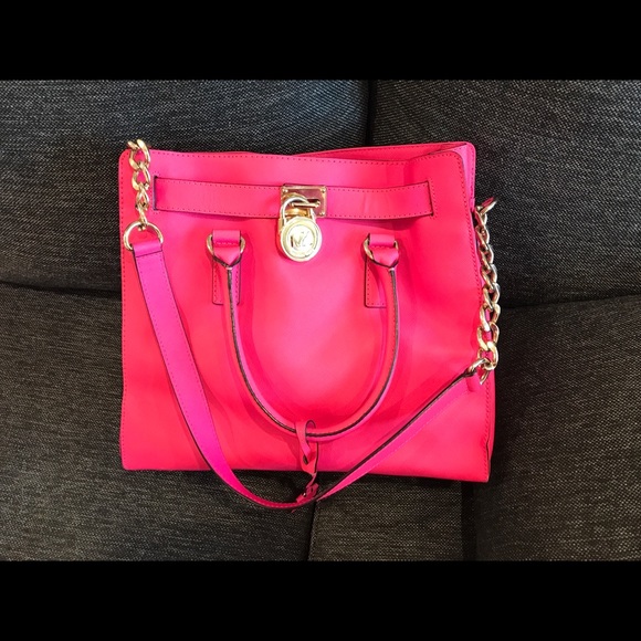 Michael Kors large saffiano leather Hamilton tote